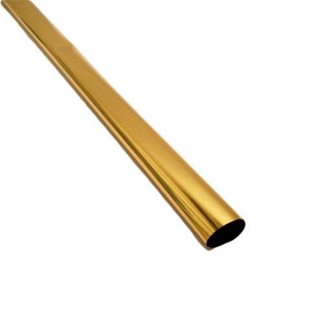 Rouleau de papier cadeaux brillant métallisé doré - 5867