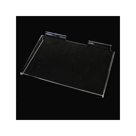 Tablette en plexiglass pour panneau rainuré - 2779