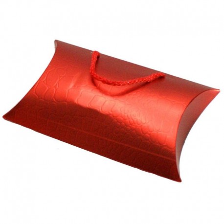 Lot de 12 sacs berlingot de couleur rouge - 6038