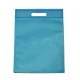 12 sacs non-tissés couleur bleu ciel uni - 15037