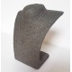 Buste en raphia de couleur gris 21.5cm - 6246