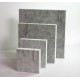 Lot de 4 volumes carrés en velours gris - 6261