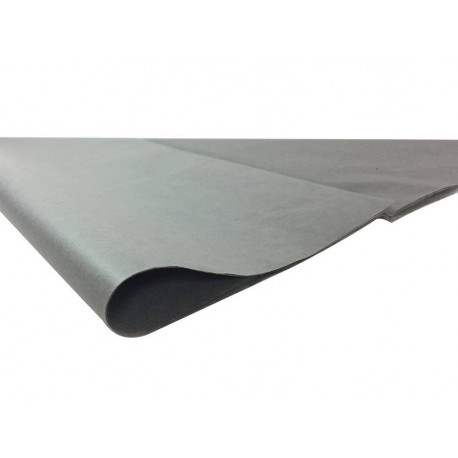 240 feuilles de papier de soie couleur gris - 6276