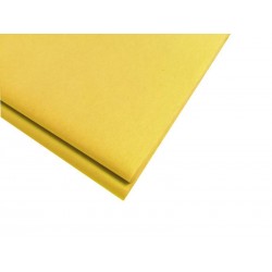 20 feuilles de papier de soie jaune bouton d'or