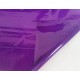 2 feuilles en cellophane couleur violet transparent - 5742
