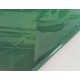 2 feuilles en cellophane couleur vert bouteille transparent - 5741