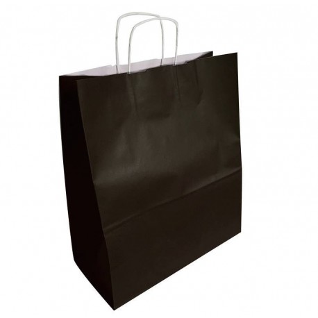 40x grand luxe sacs papier Parti Sacs Papier Kraft Sac Cadeau Twisted Poignées Butin 