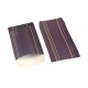 100 pochettes cadeaux 13.5x7cm violettes motifs rayures - 6380