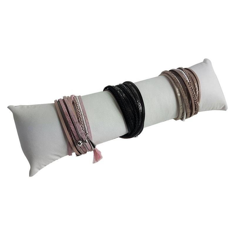 Présentoir coussin pour bracelet ou montre en velours noir - Présentoir  Bracelet et Montre - Creavea