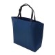 6 sacs cabas couleur bleu nuit en papier kraft 34x10x24cm - 6612