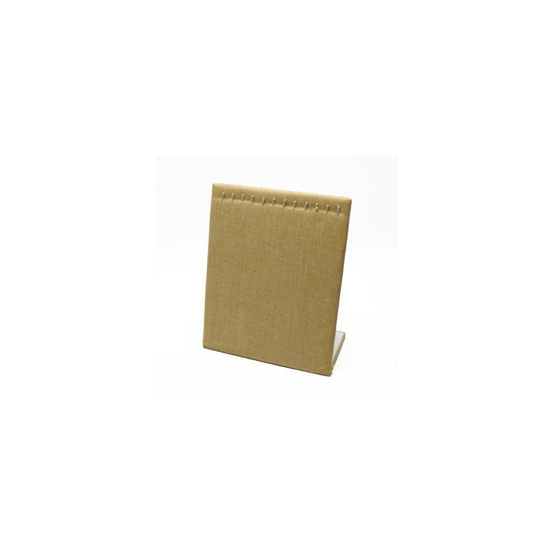 Coussin Présentoir En Jute Pour Montres Et Bracelets - 8x7 Cm, Intérieur Ouate, Aspect Naturel