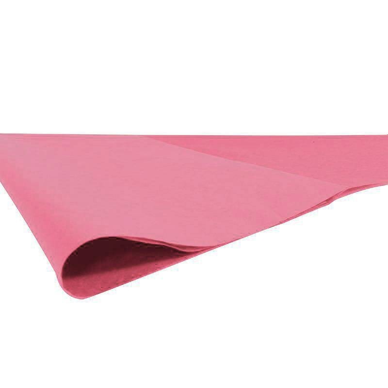 Feuilles papier de soie rose pâle, mousseline emballage cadeaux rose.