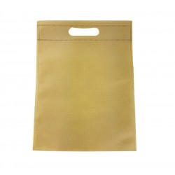 12 sacs non-tissés couleur beige uni - 6772