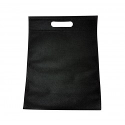 Lot de 12 sacs intissés de couleur noir - 15055