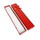 120 écrins cadeaux rouge coquelicot pour bracelets 20.5x4cm