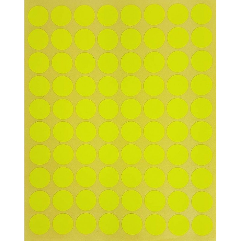 Autocollant-nassschiebebilder-Bande de jaune jour couleur fluorescente 1:50 90 x140 mm 