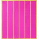 780 gommettes rectangulaires de couleur rose fluo 13x24mm - 6872