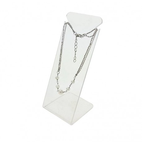 Présentoir bijoux en acrylique transparent pour chaîne - 6727