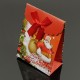 12 boîtes cadeaux pour bijoux décor Père Noël 10.5x7.5x4cm - 7407