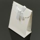12 boîtes cadeaux à bijoux blanches 10.5x7.5x4cm - 7415
