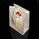 Lot de 12 sacs cadeaux motif lanterne de Noël 18x23x10cm - 7504