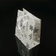 12 sacs cadeaux de couleur blanche motif flocons de neige 21x18x7.5cm - 7522