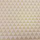 Rouleau de papier cadeaux en kraft brun motif triangles 60gr - 7590