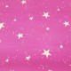 Rouleau de papier cadeaux rose métalisé motif étoiles - 7591