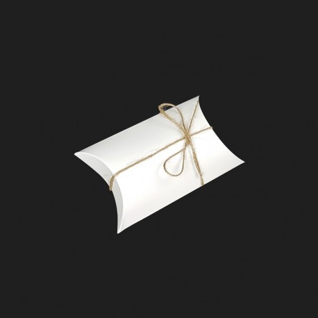 25 petites boîtes berlingot en carton blanc 8x13x3.5cm - 7912