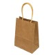 12 grands sacs cadeaux papier kraft brun naturel 31x12x42cm - 14018