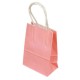 12 grands sacs cadeaux papier kraft rose clair 31x12x42cm - 14048