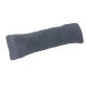 Coussin long en suédine gris anthracite 25cm - 9471