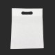 Lot de 12 sacs intissés de couleur blanche 35x44cm - 9599