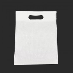 Lot de 12 sacs intissés de couleur blanche 35x44cm - 15053