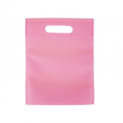 12 petits sacs non-tissés rose clair 19x24cm