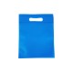 12 minis sacs non-tissés bleu électrique 14x20cm - 15011