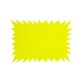 20 étiquettes affichage éclatés jaune fluo - 5713