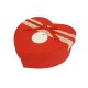 Grande boîte cadeaux en forme de coeur rouge 18x21x9cm - 9941g