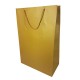 Lot de 6 sacs cadeaux doré mat grande taille 40x20x60cm - 12040