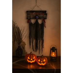 Pancarte d'horreur pour décoration d'halloween murale