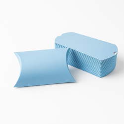 25 bolsitas de regalo tipo pirámide azul cielo 16 x 25 x 6,5 cm