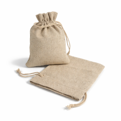 25 bolsas de algodón color beige natural, 6,5 x 8,5 cm