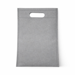 Lote de 120 minibolsas de tela no tejida grisas de 14 x 20 cm