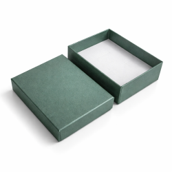 Lote de 120 cajas para joyas 7x9 cm - verde pino