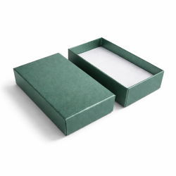 120 estuches pequeños para joyas de 5x8 cm - verde abeto