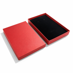 Lote de 60 estuches grandes para conjuntos de joyas 13x18 cm - rojo granadina