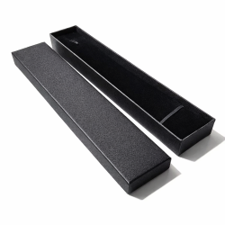 Lote de 120 estuches largos para pulseras 4x21 cm - negro
