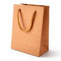 Bolsas de papel kraft con asas de cordón