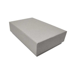 120 estuches pequeños para joyas de 5x8 cm - gris claro
