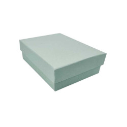 12 cajas para joyas 7x9 cm - verde agua